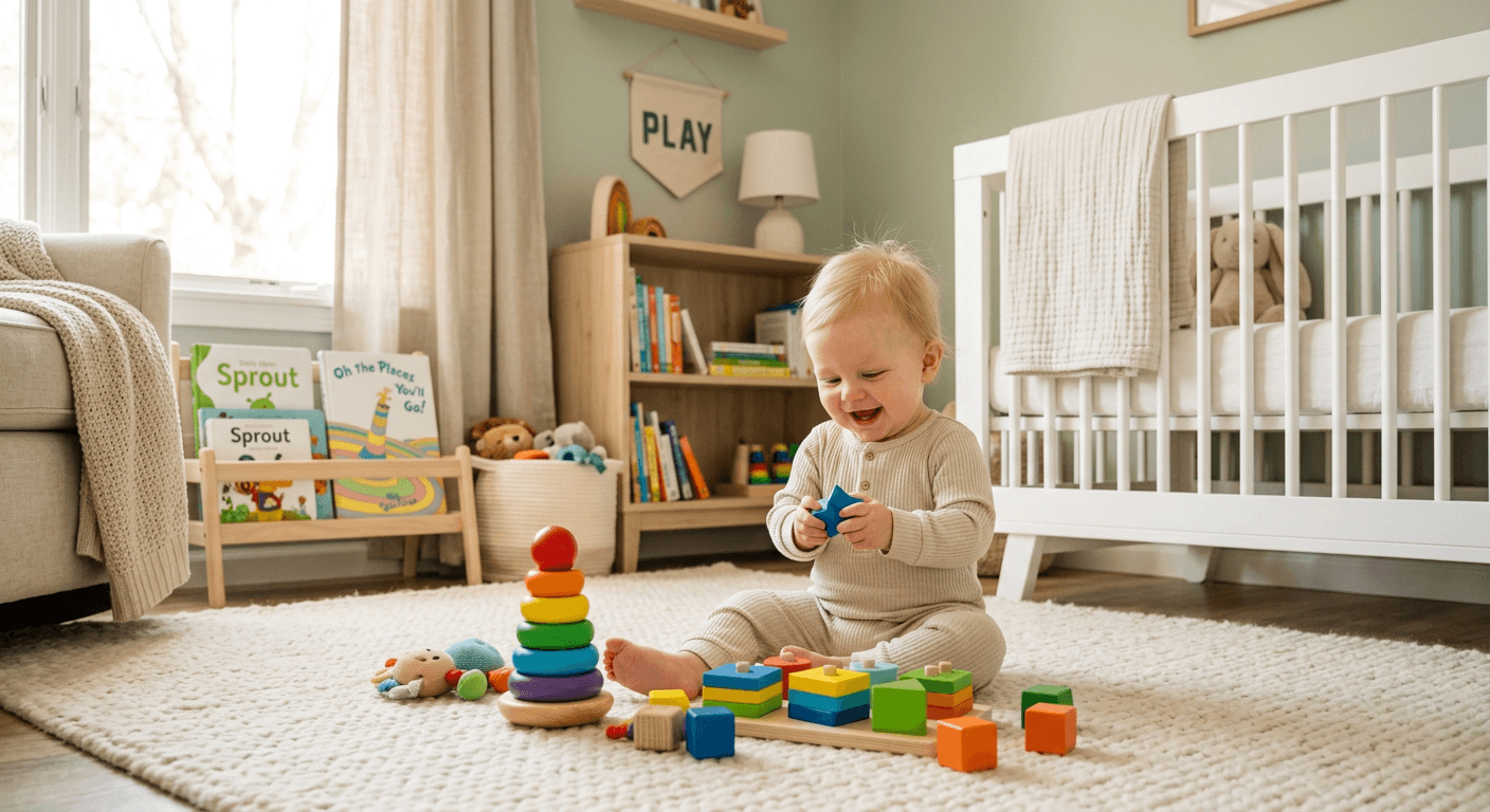 Buiten spelen met je baby van 6 tot 9 maanden