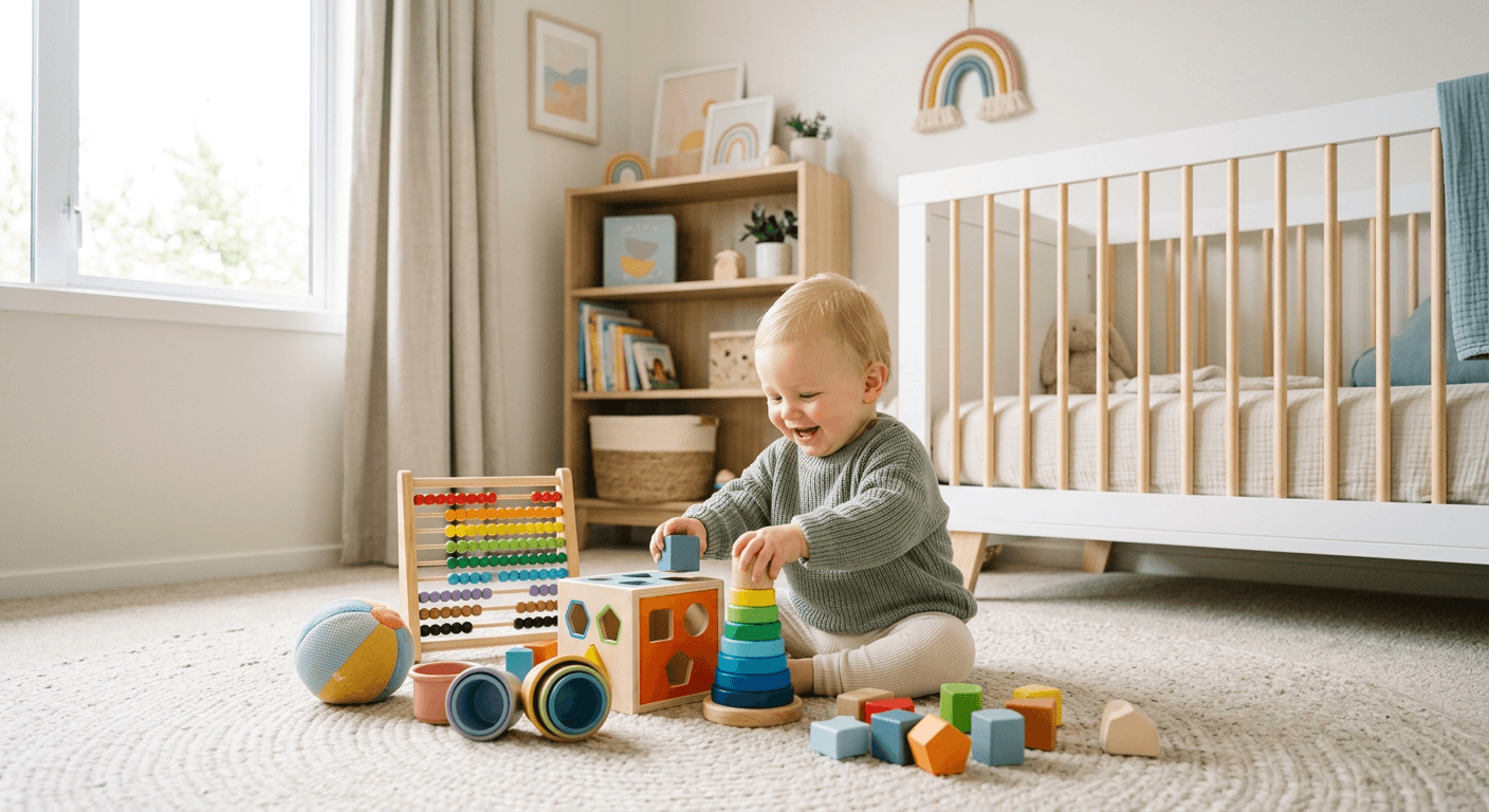 Buiten spelen met je baby van 9 tot 12 maanden