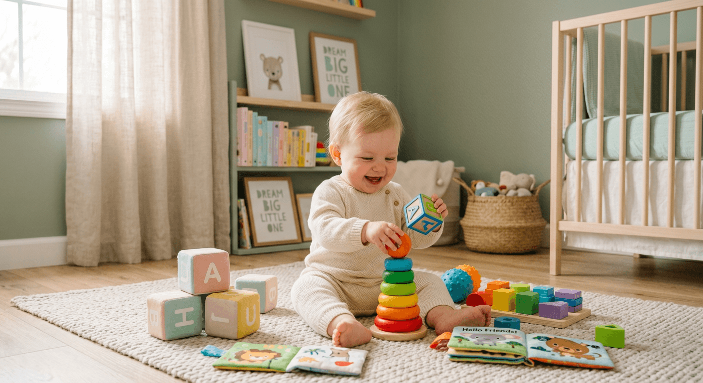 Hersenen stimuleren bij je baby van 0-3 maanden
