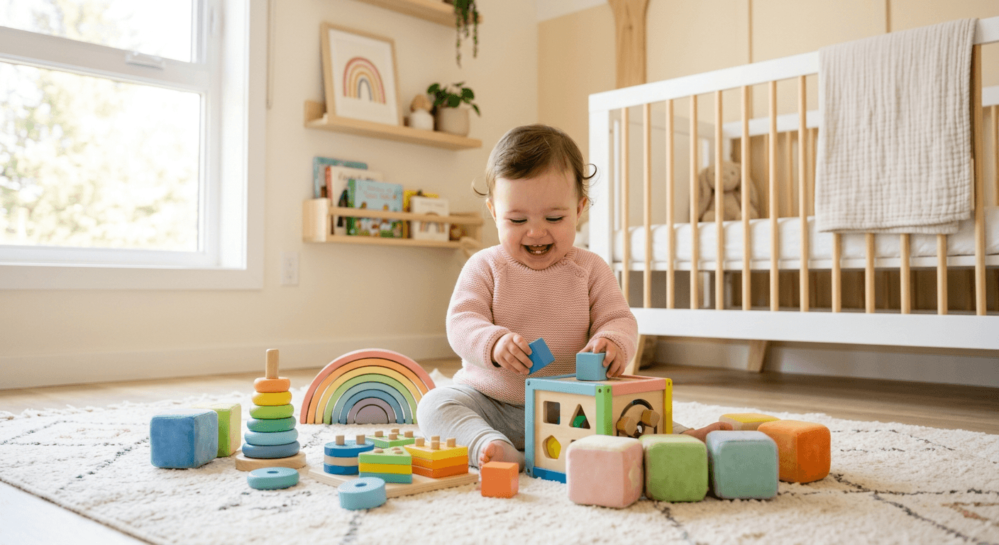 Cognitieve activiteiten voor baby's van 3-6 maanden