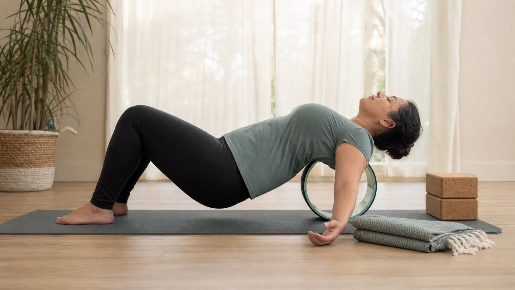 Yoga Wiel Oefeningen