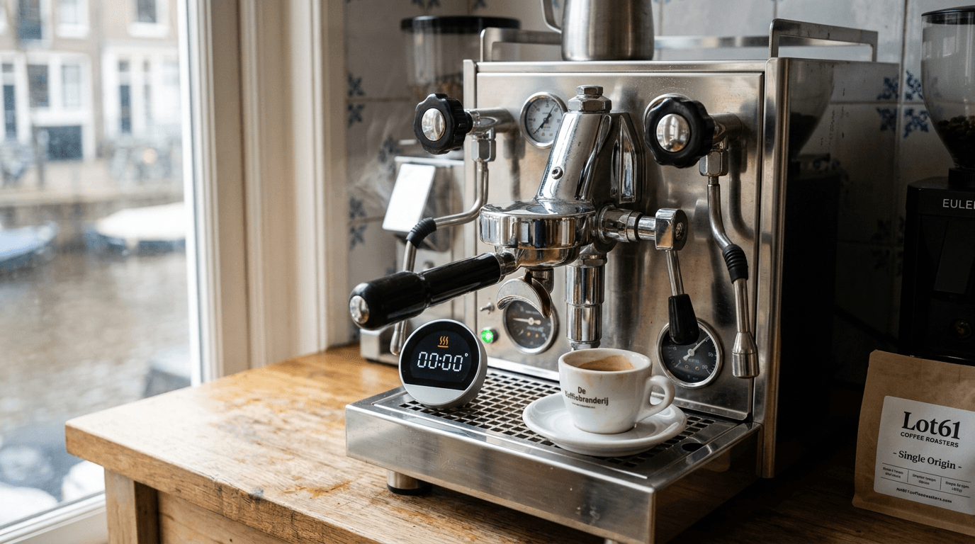 Espressomachine opwarmtijd: wanneer is hij écht klaar?