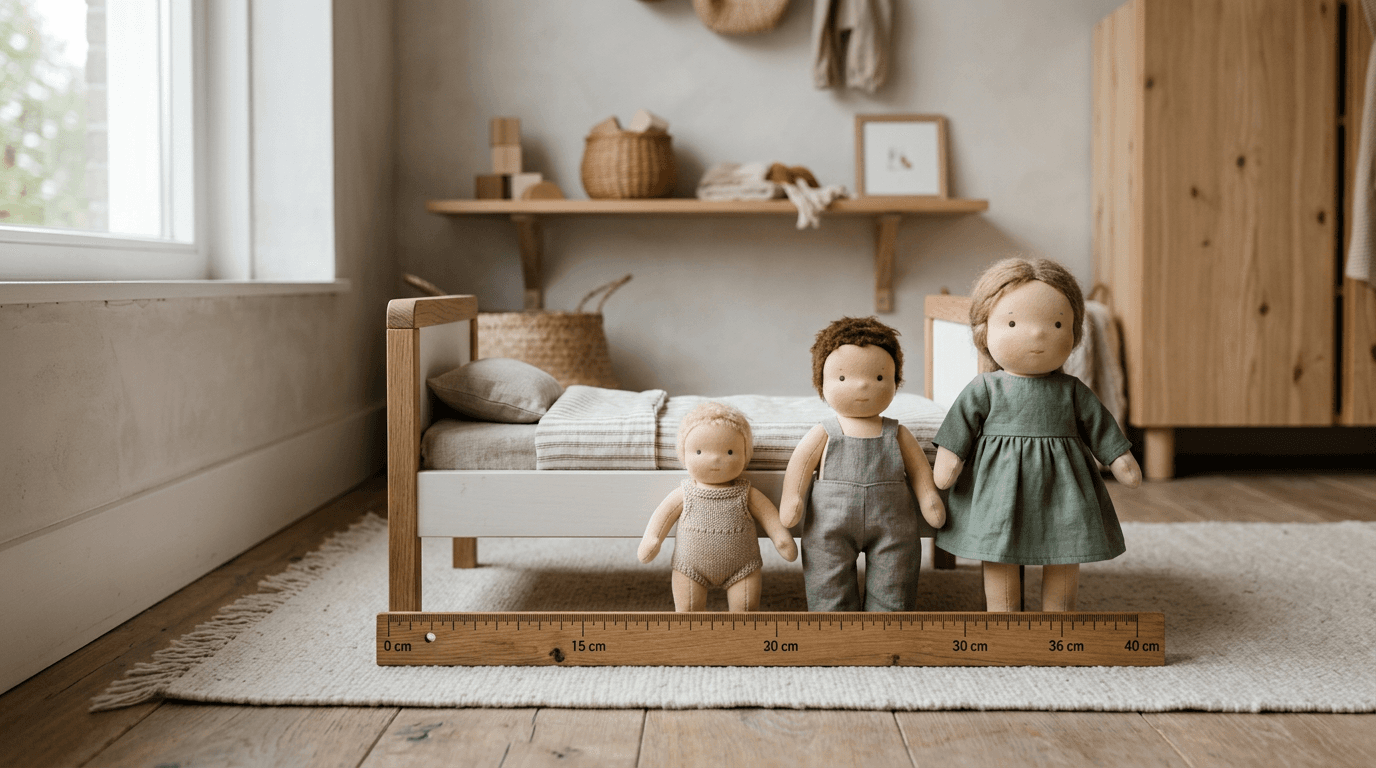 Welke poppengrootte past bij een peuter?