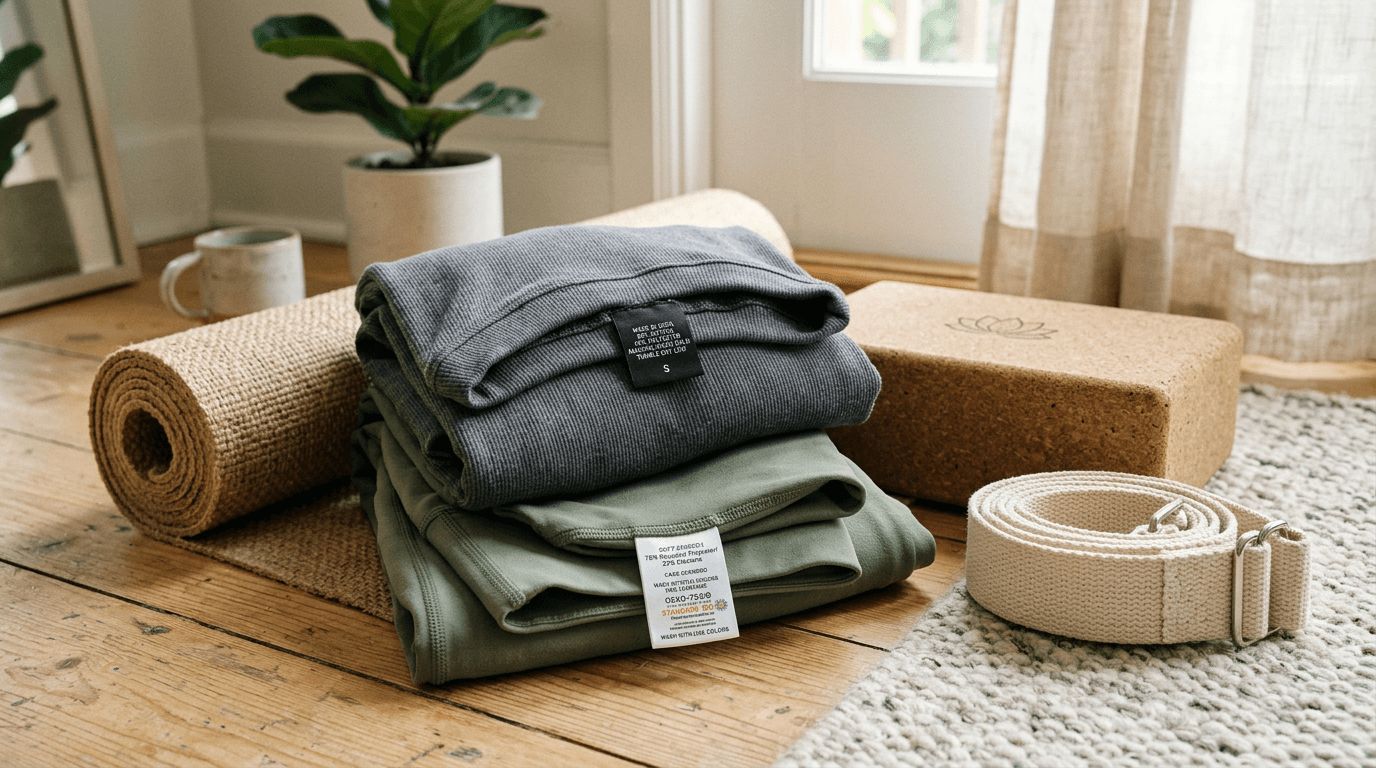 Yogakleding materiaal kiezen: wat werkt echt op de mat?