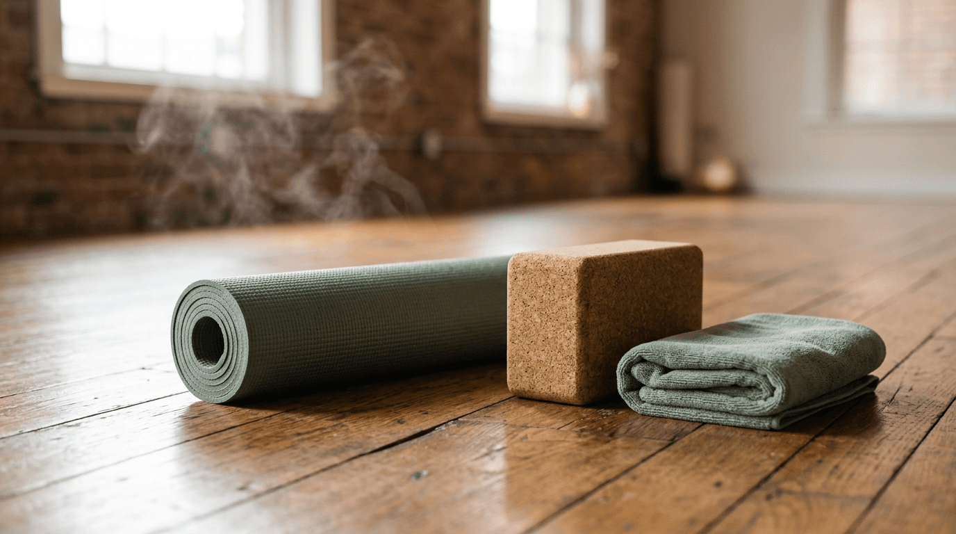 Yogamat voor warme yoga: welk materiaal houdt grip als je zweet?