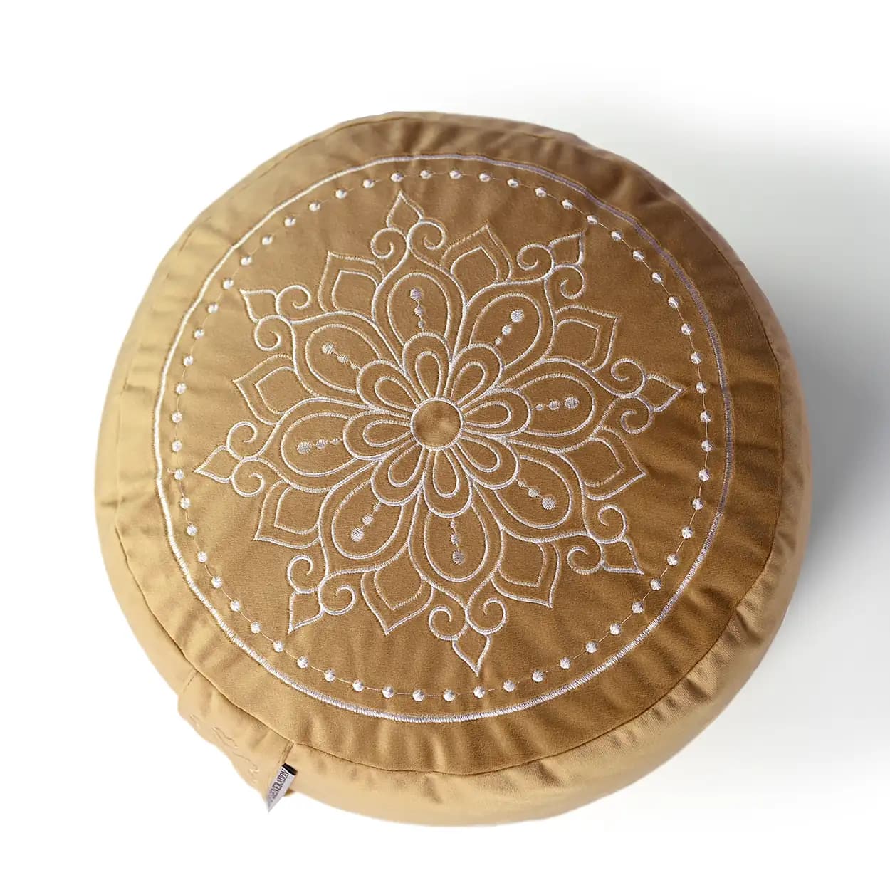 Love Generation Meditatiekussen │ Mandala │ Velvet │ Goud - afbeelding 1