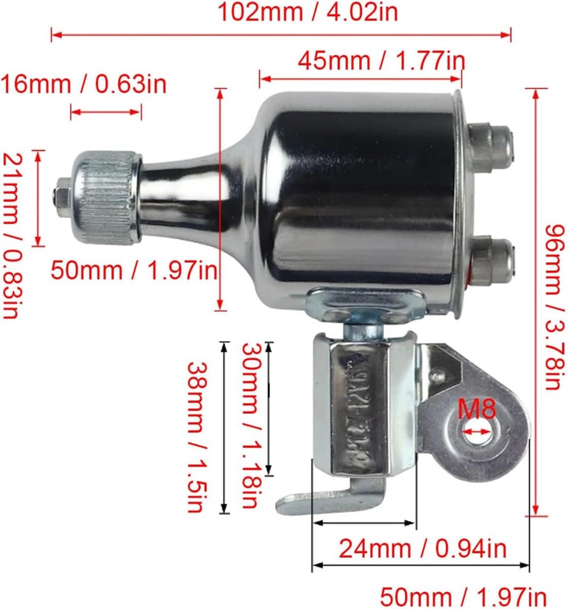Fietsverlichting Set - Dynamo Verlichting - Verkeersveiligheid Fietsen - Robuuste Metalen Behuizing - 12V 6W - Zwart thumbnail 7