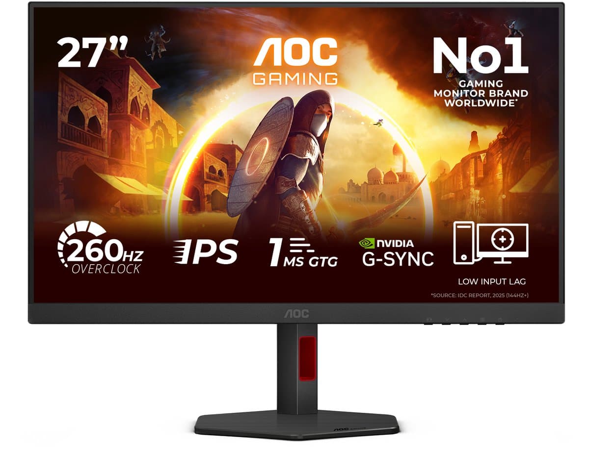AOC G4 27G4ZR - Full HD Gaming Monitor - 240hz - 260hz - 27 inch
