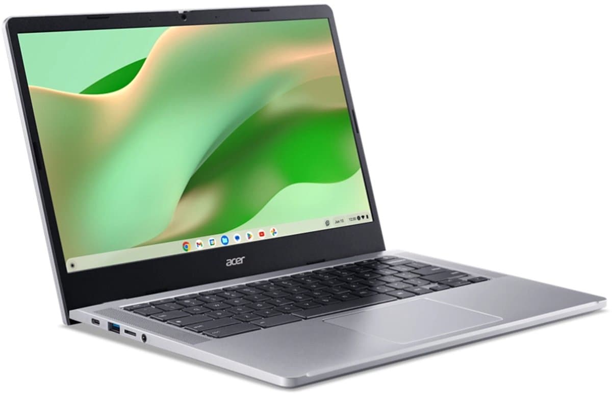 Acer Chromebook CB314-4HT-C58X Intel® N N100 Laptop 35,6 cm (14") Touchscreen Full HD 4 GB LPDDR5-SDRAM 64 GB eMMC Wi-Fi 6E (802.11ax) ChromeOS Zilver thumbnail 5