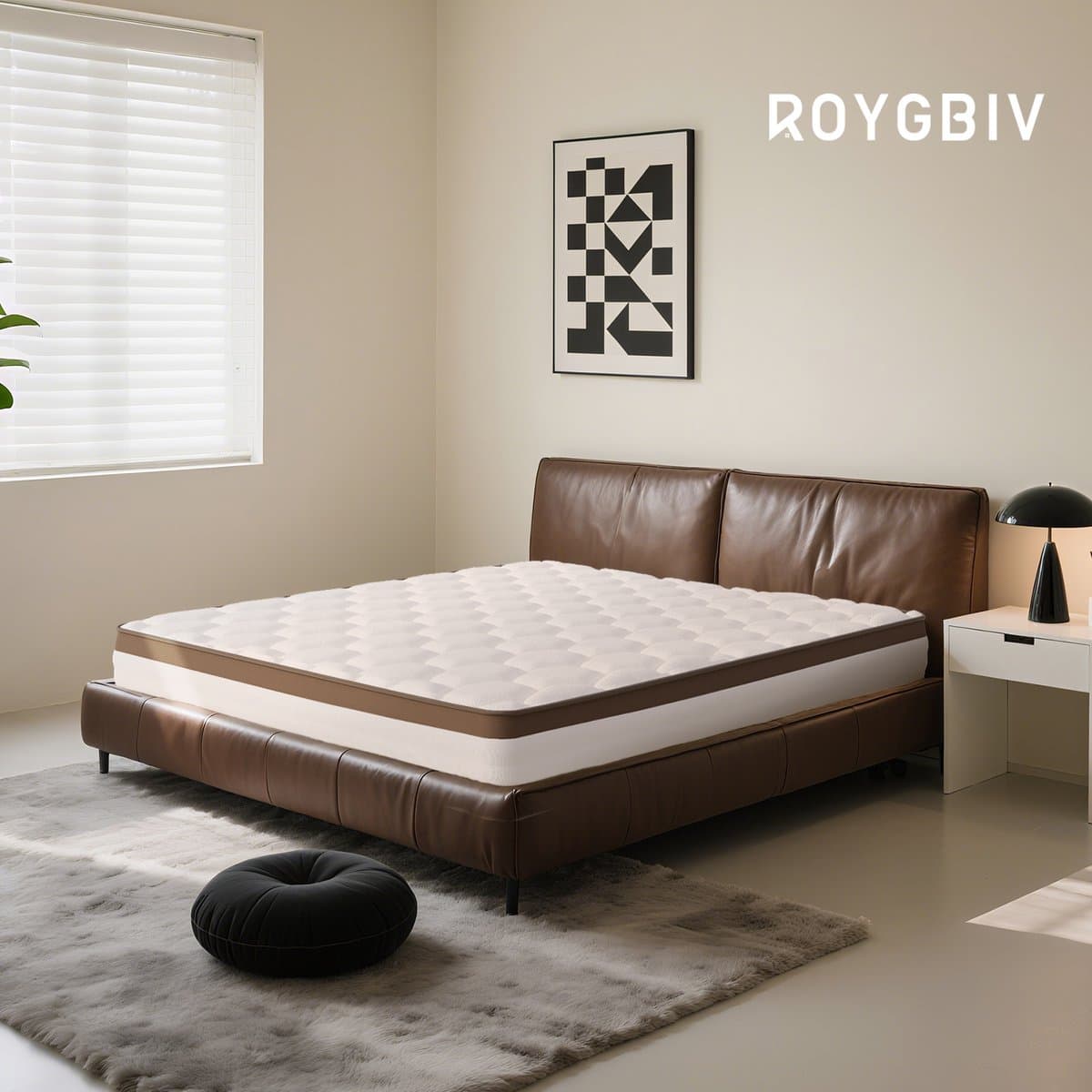 ROYGBIV Matras 160x200 – 25 cm Pocketveringmatras – 7 Zones – Orthopedisch – HR Koudschuim – OEKO-TEX Gecertificeerd – Medium - BruinHardheid thumbnail 7