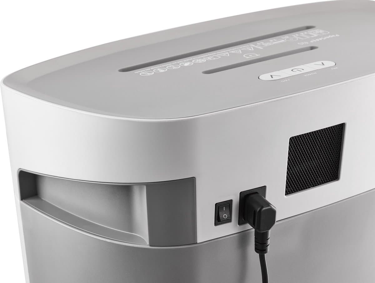 Dahle® PaperSAFE 420 - Papierversnipperaar - 2x15 mm snipper - 25L opvangbak - Bladen max per 10 - P5 - Nietjes bankkaarten paperclips cd's - Continu 480 min - Geluidsarm 60 db thumbnail 3