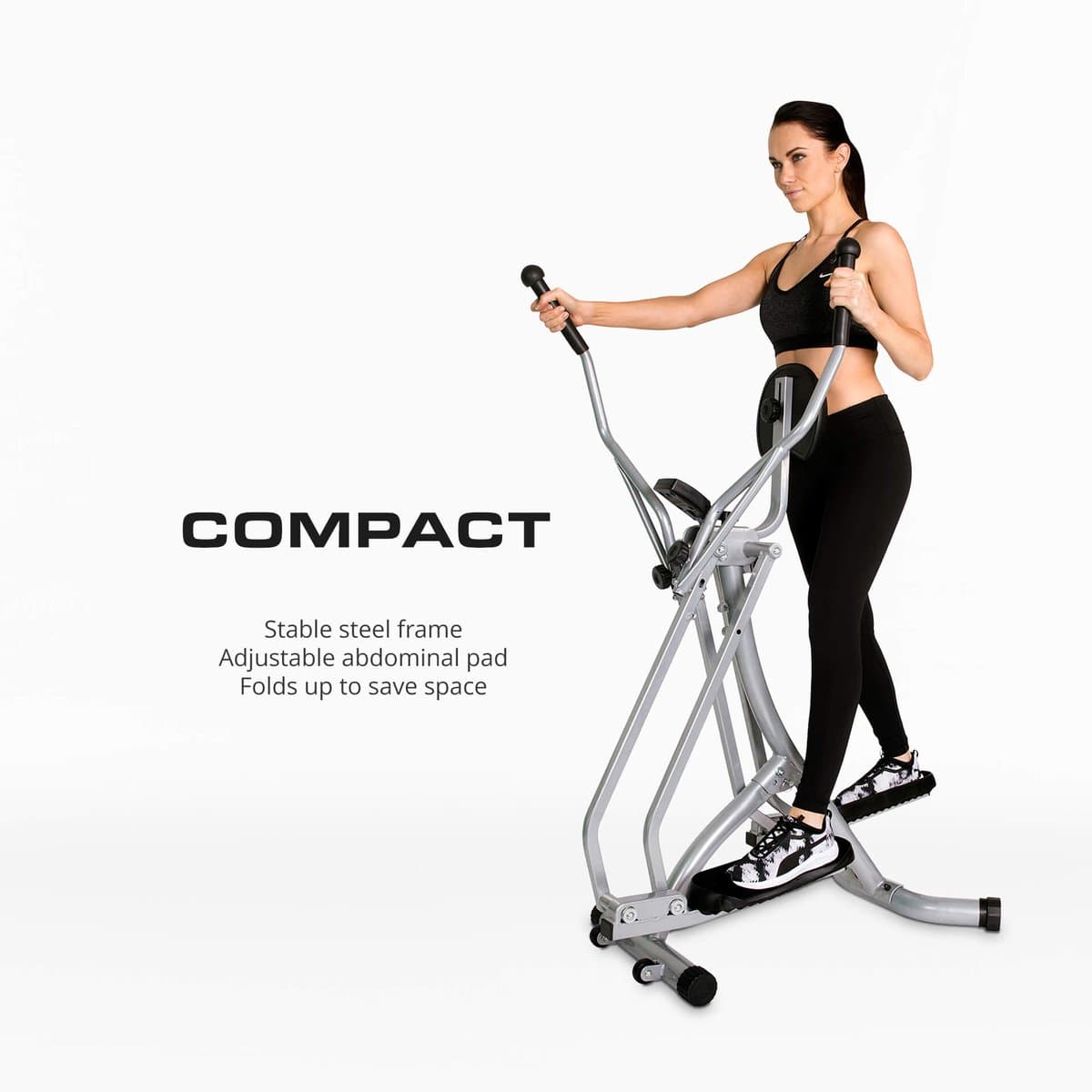 Christopeit Crosstrainer opvouwbaar voor thuis - Gewrichtsvriendelijk - LCD - 100kg - Walker thumbnail 7