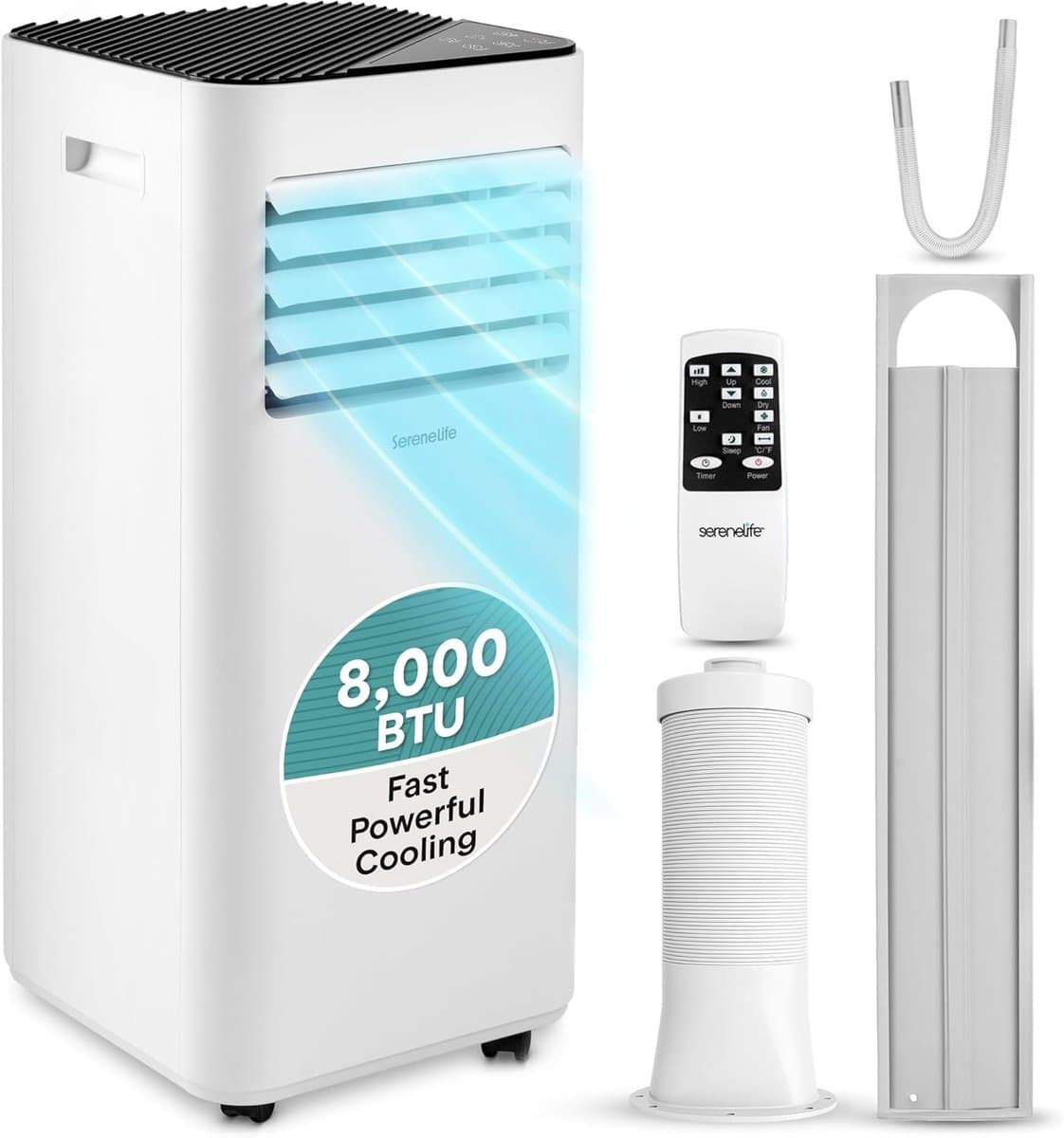 Mobiele airco 8000 BTU draagbare airconditioner met ontvochtiger ventilator afstandsbediening