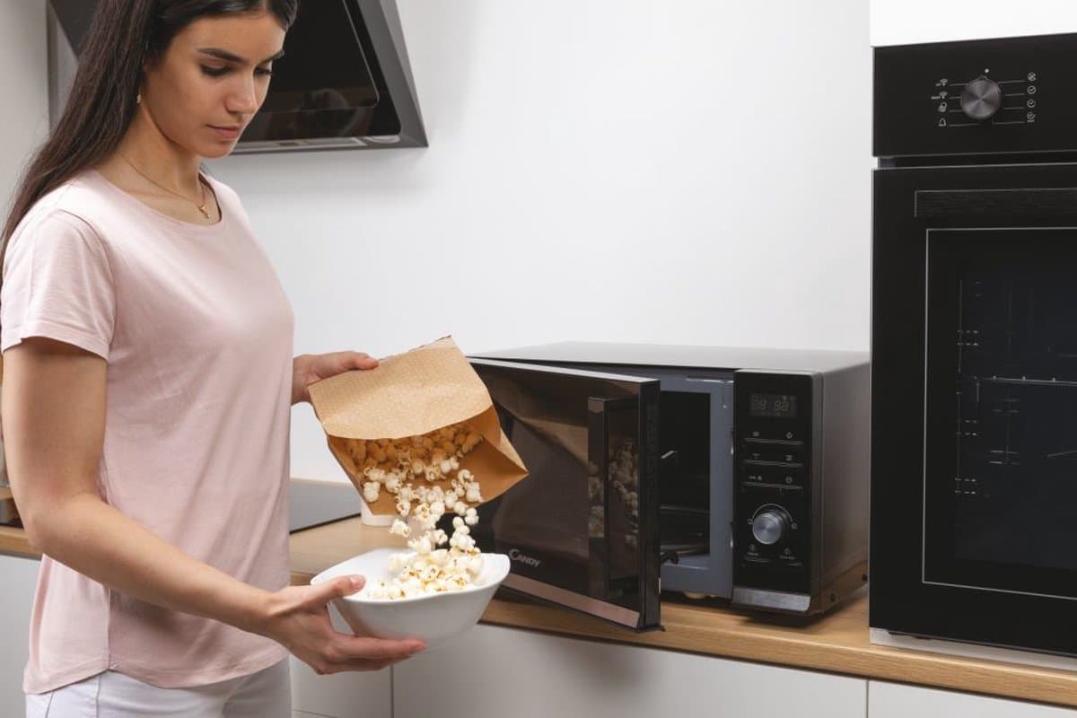 Candy Moderna CMGA23TNDB/ST Zwart Grill-magnetron Aanrecht 23 l 900 W thumbnail 3
