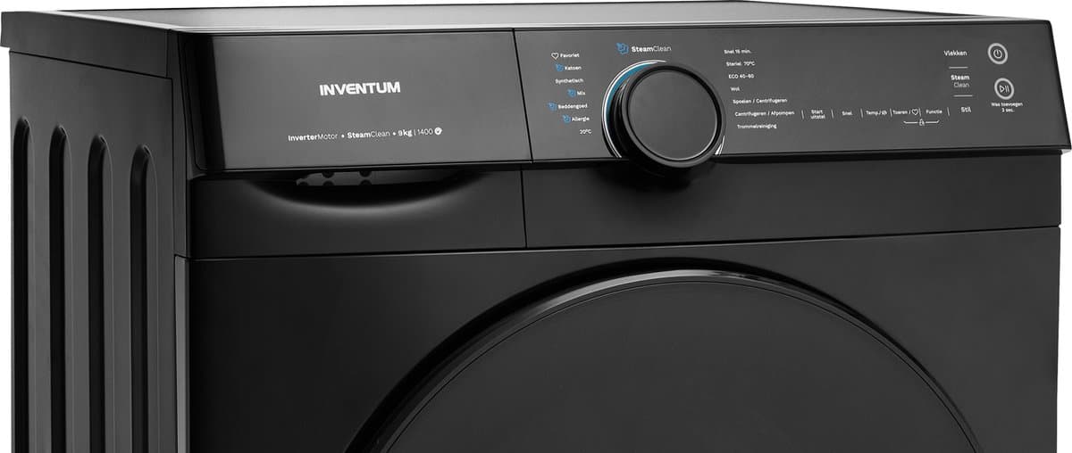Inventum VWM9010B 9 kg met SteamClean thumbnail 3