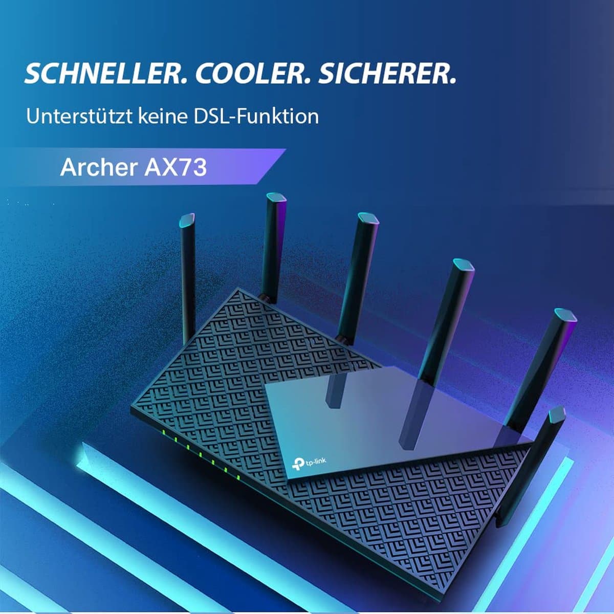 TP-Link Archer AX73 WiFi 6-router: 5400 Mbps, dual-band thumbnail 7