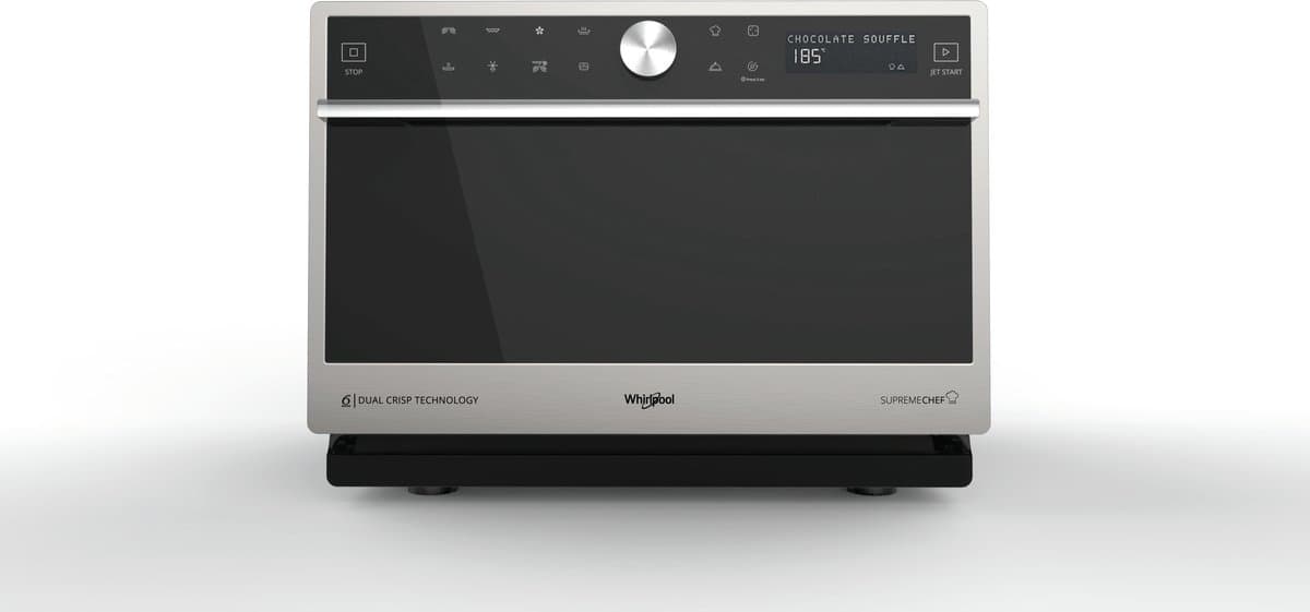 Whirlpool Supreme Chef MWSC 9133 SX - Combimagnetron - 33 liter - 1000 watt - Zilver