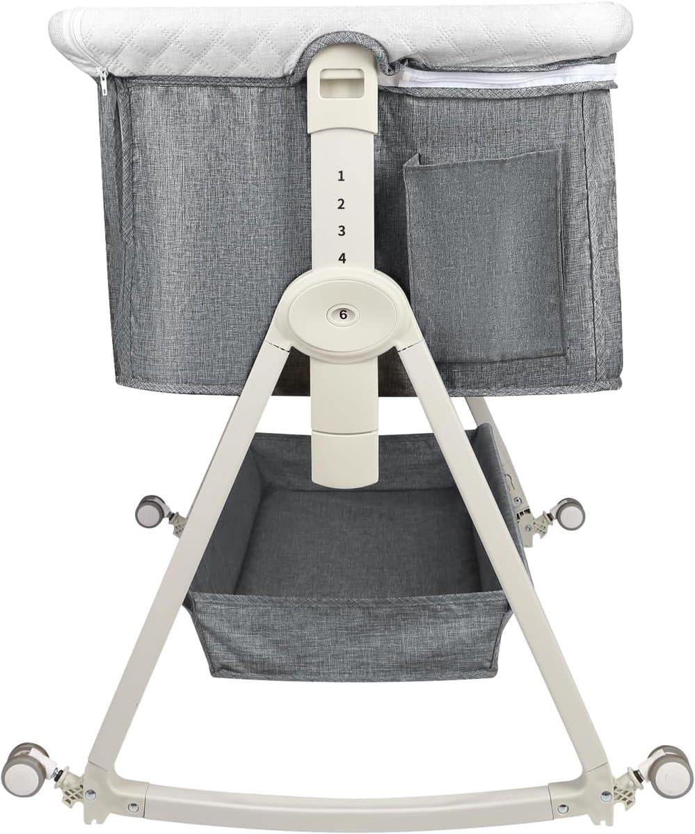 Verstelbare Co-Sleeper en Reiswieg met Matras voor Baby - 3-in-1 Functionaliteit thumbnail 3