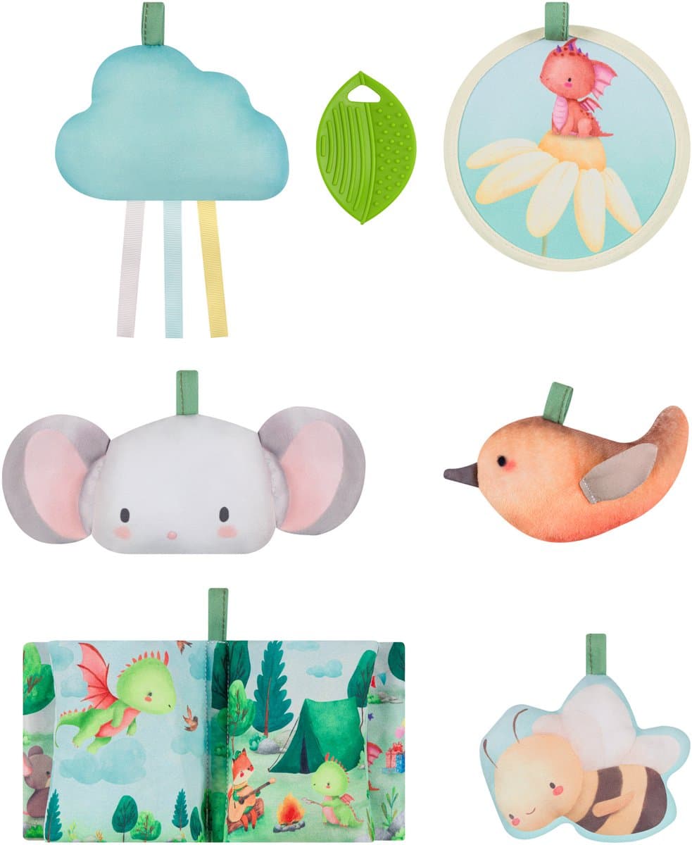Lionelo Inga Multicolor – Multifunctionele Speelmat met Bogen – Speelkleed & Speelhek – 7 Sensorische Speeltjes – Baby Ontwikkeling & Motoriek thumbnail 3
