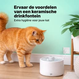 Productfoto van Jake & Jacky keramische drinkfontein 2L