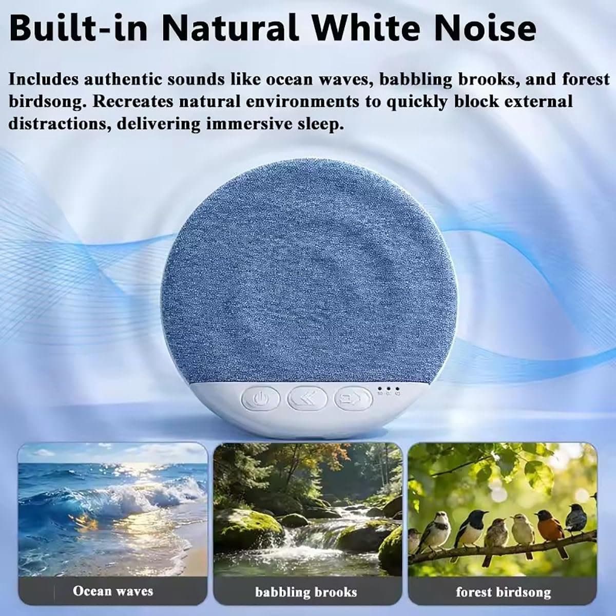 Slaapsprekers Kussen Luidspreker - Ultradun, Bluetooth 5.4, Witte Ruis thumbnail 6