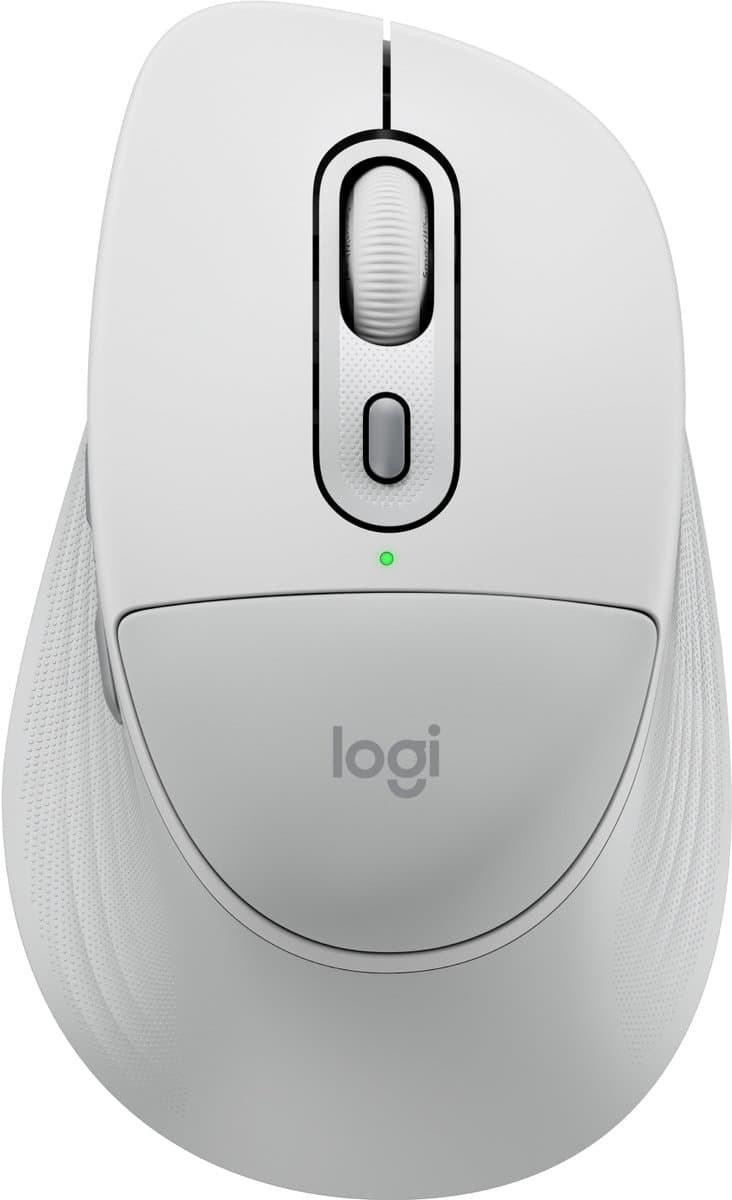 Logitech Signature Comfort Plus M850L - Draadloze Bluetooth Muis - Ergonomisch - Wit