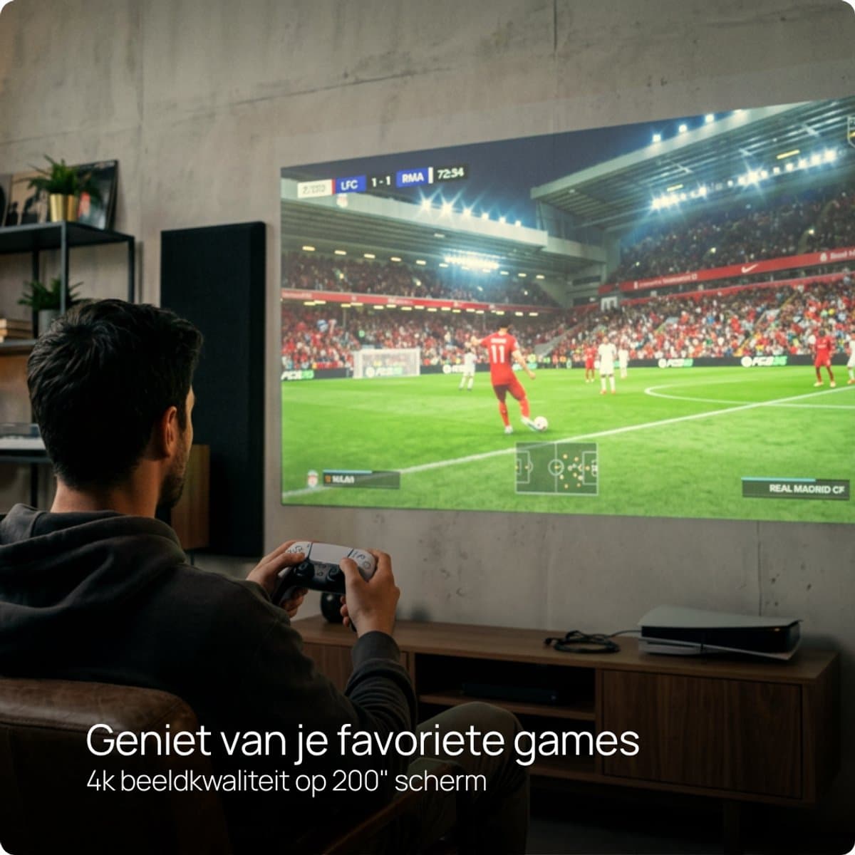 XGIMI Horizon 20 Pro Laser Projector + Gratis FC26 Bundel - 4100 ISO Lumen - Harman Kardon - Beamer voor Gaming & Thuisbioscoop - 4K UHD - Google TV thumbnail 6