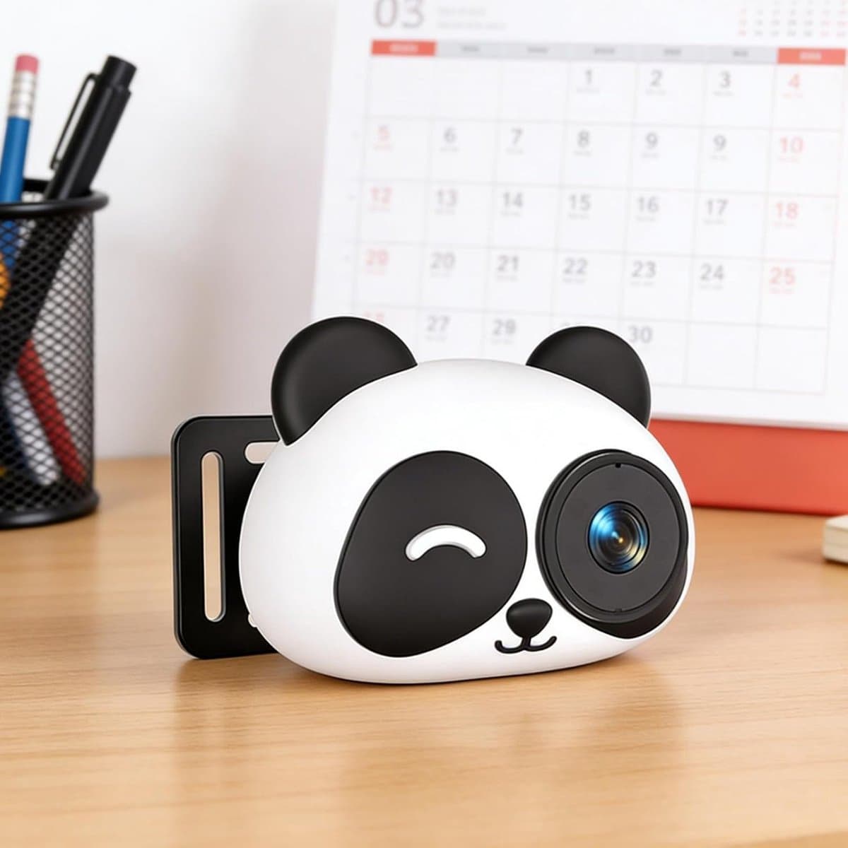 Kinder Auto Camera - Baby Monitor - Veilig Reizen - IR Nachtzicht - 1080P Video - Panda thumbnail 4