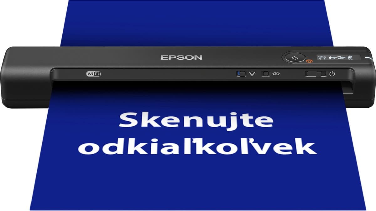 Epson WorkForce ES-60W - Mobiele Scanner - Met Wi-Fi - Zwart