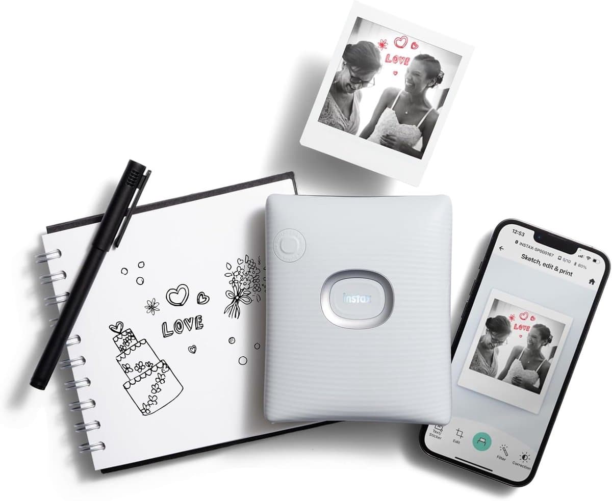 RFWR® Smartphoneprinter SQUARE voor het afdrukken van foto's thumbnail 5