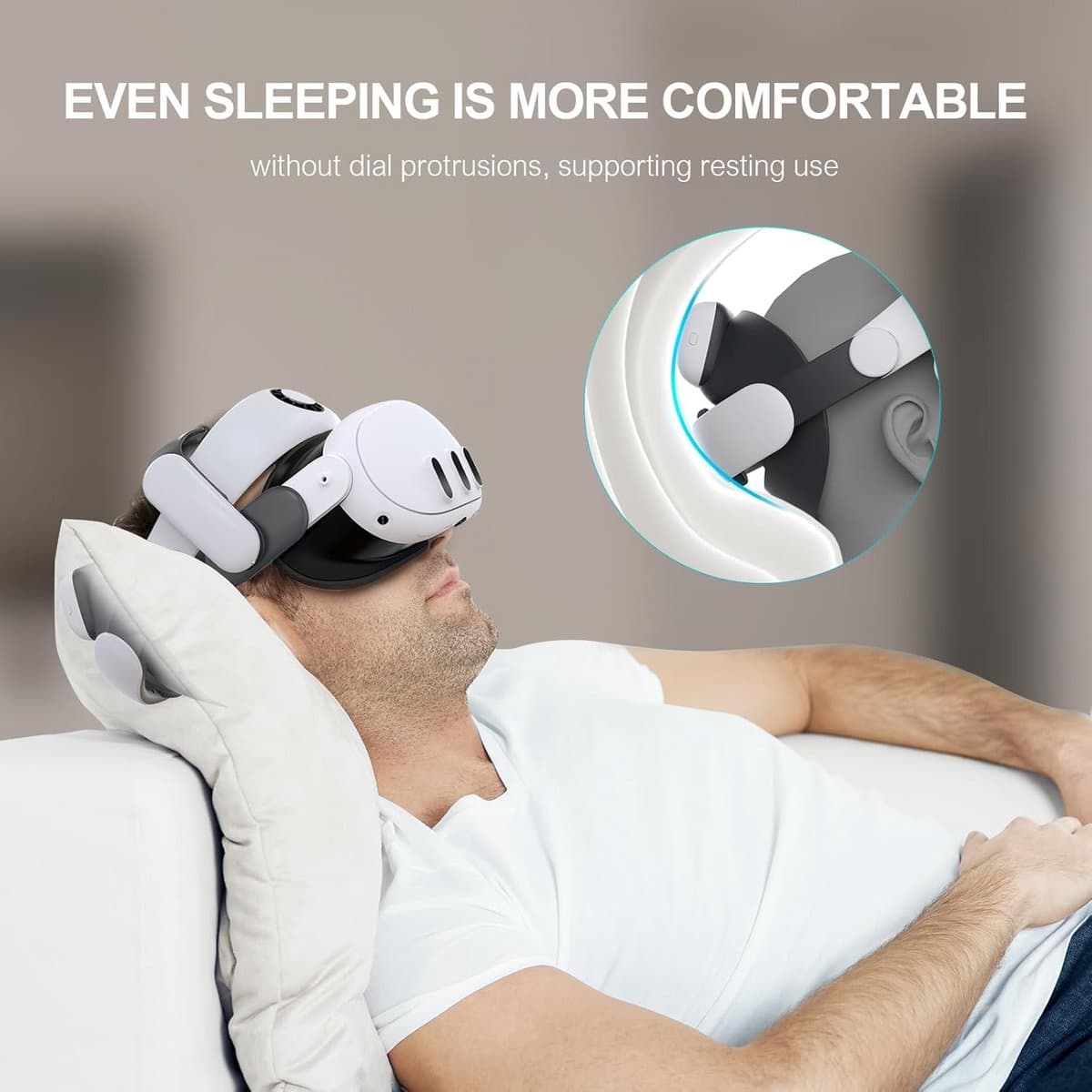 VR-accessoires met comfortabele strap en krachtige batterij voor Meta Quest 3 thumbnail 5