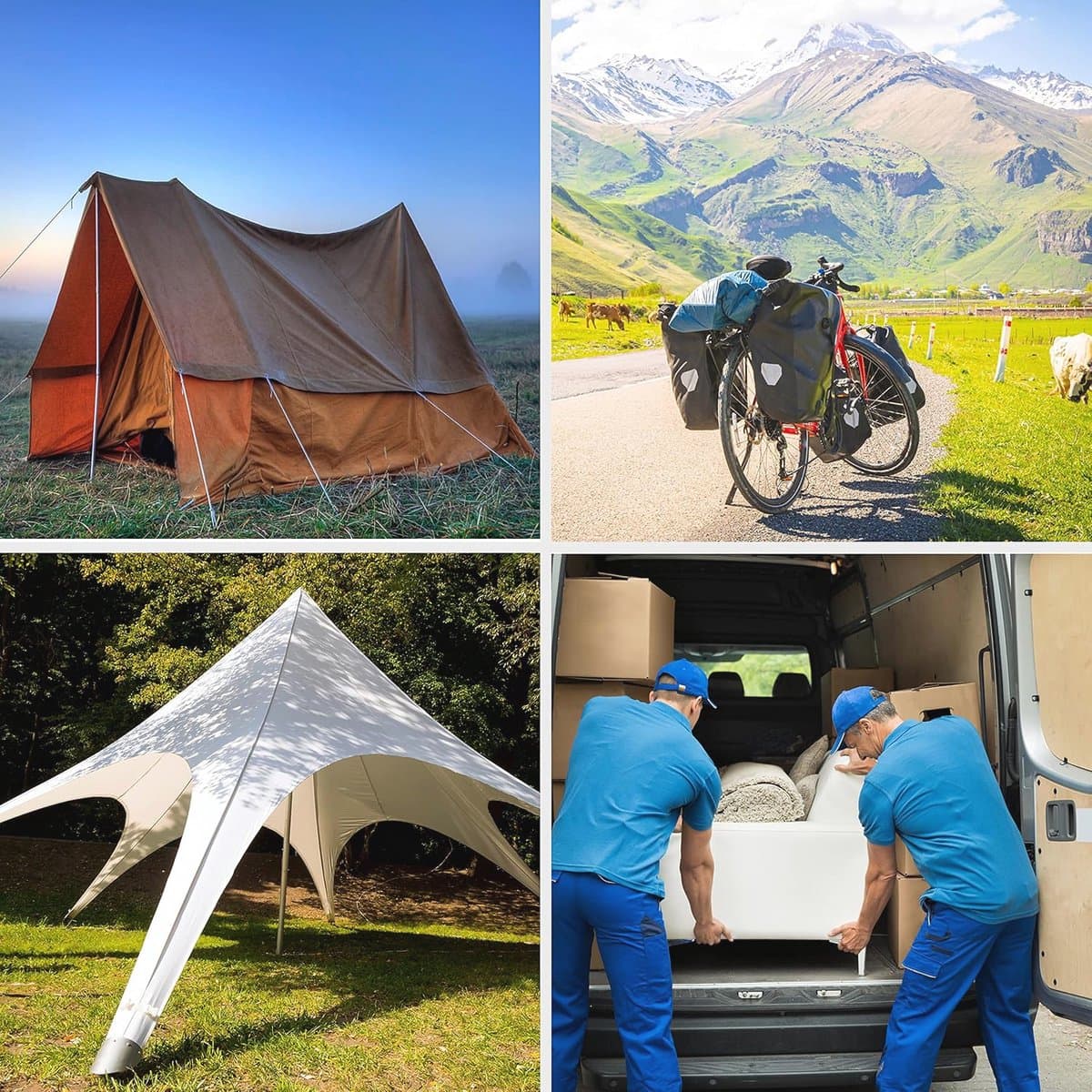 Set van 10 Spanschroeven met Haken - 100cm Zwart voor Dakdragers, Fiets, Auto, Tent thumbnail 2