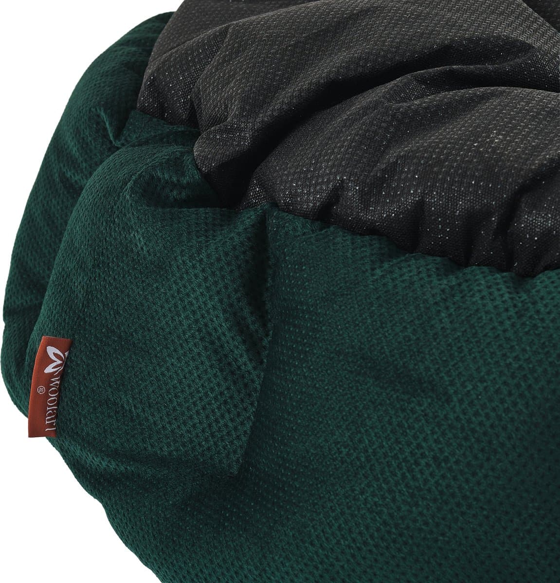 Woolart Hondenmand - Luxe Hondenkussen - Kattenmand - Wasbaar - Maat L - Groen thumbnail 4