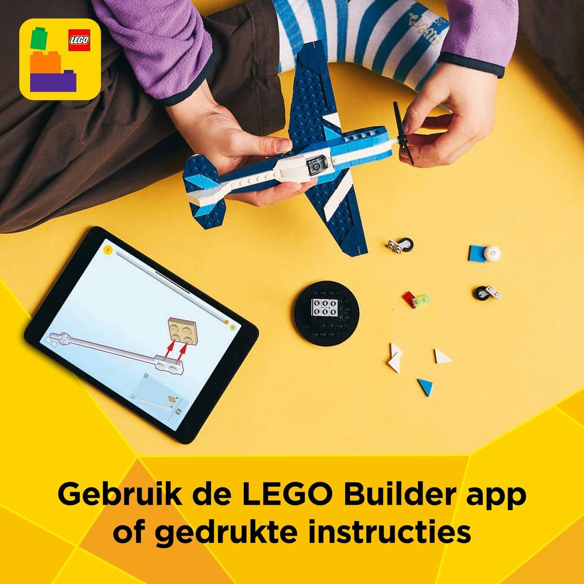 LEGO Creator 3-in-1 Racevliegtuig: 3 bouwmodellen in 1 set thumbnail 6