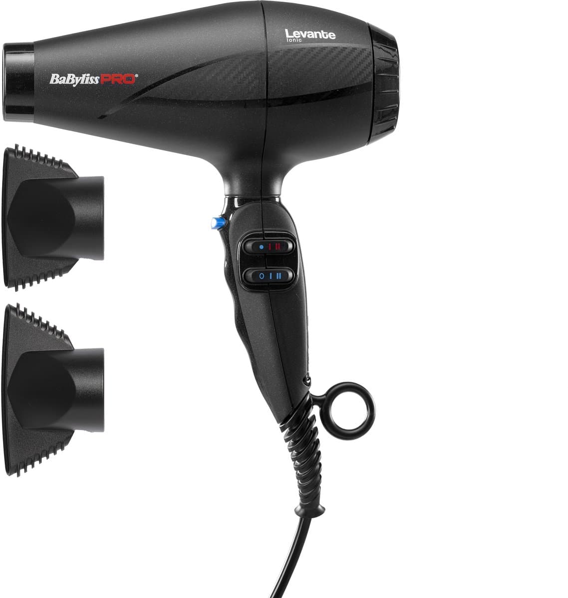 BabylissPRO Levante Föhn BAB6950IE - 2100W AC motor - Ionische functie - 141 km/h - 2 blaasmonden - Professionele haardroger