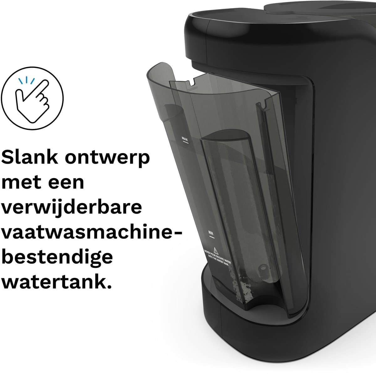 Baby Brezza Formula Pro Advanced – Automatische Flesvoeding Maker – Babyfles Apparaat – All Black thumbnail 5