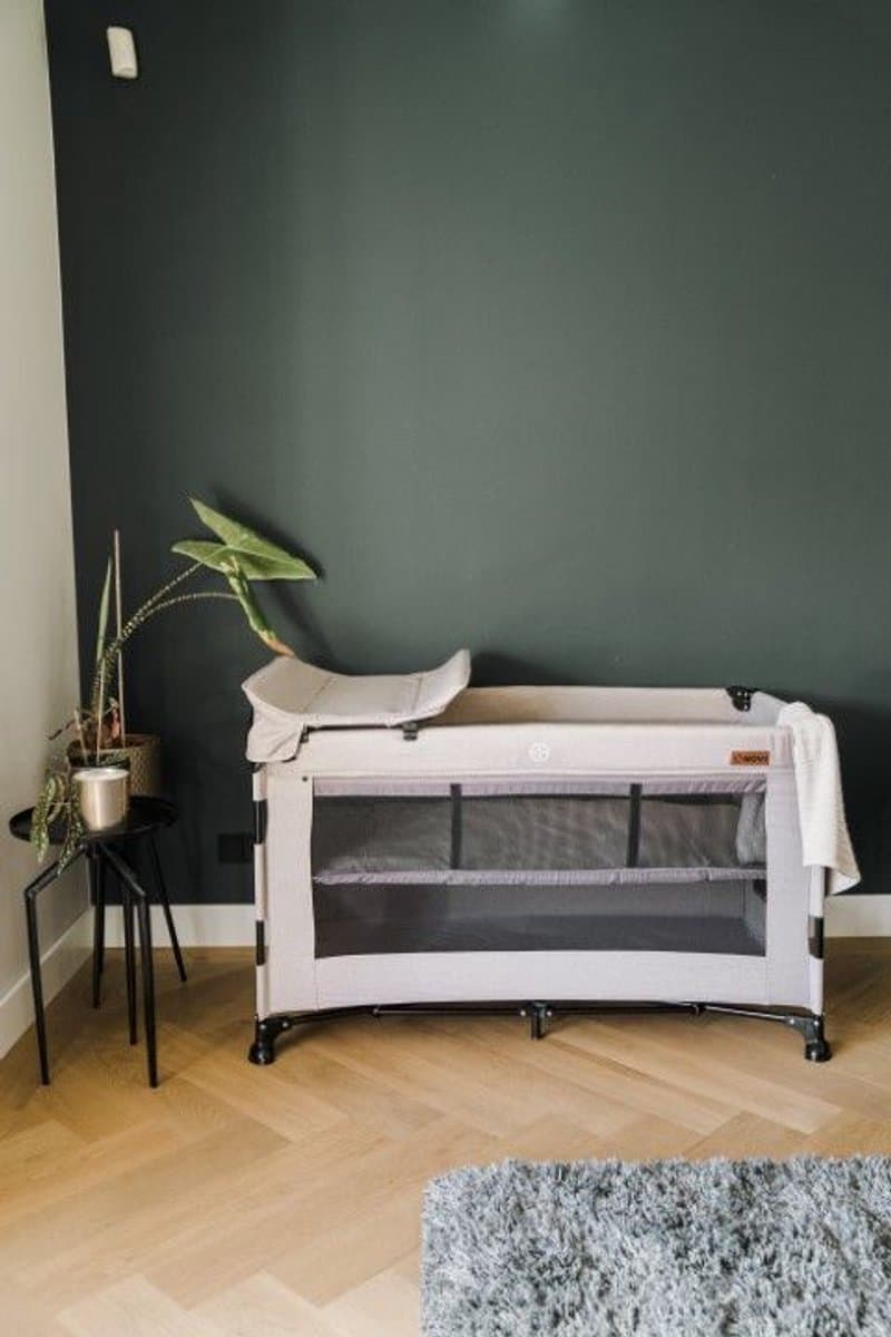 Novi Baby Nora Luxe Campingbed - Beige/Zwart - reisbed - Inclusief transporttas - Inclusief verschoonblad -Inclusief bodemverhoger thumbnail 6
