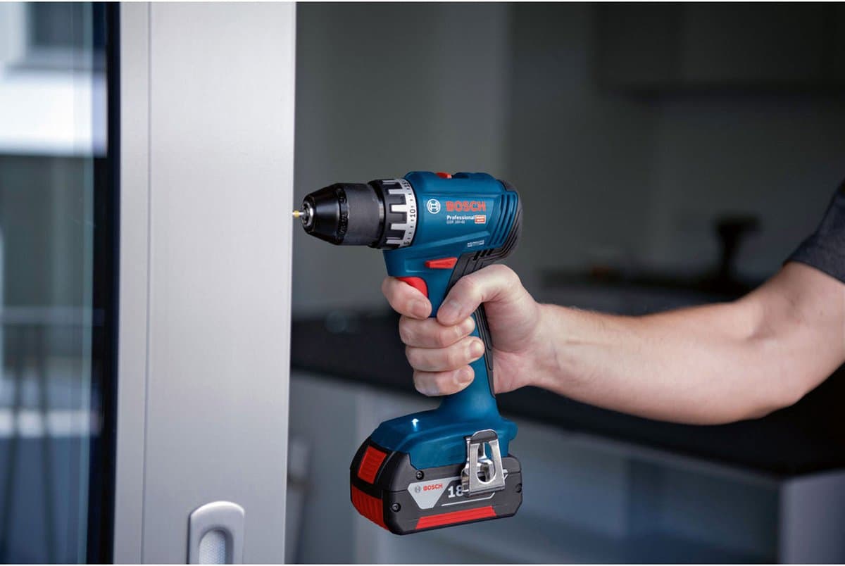Bosch GSR 18V-45, compact 45 Nm, inclusief 2 accu's thumbnail 3