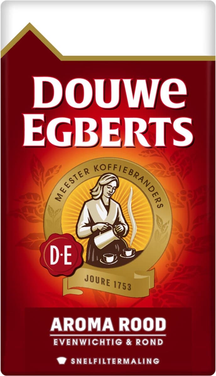 Douwe Egberts snelfiltermaling - Aroma Rood - 250 gram thumbnail 6