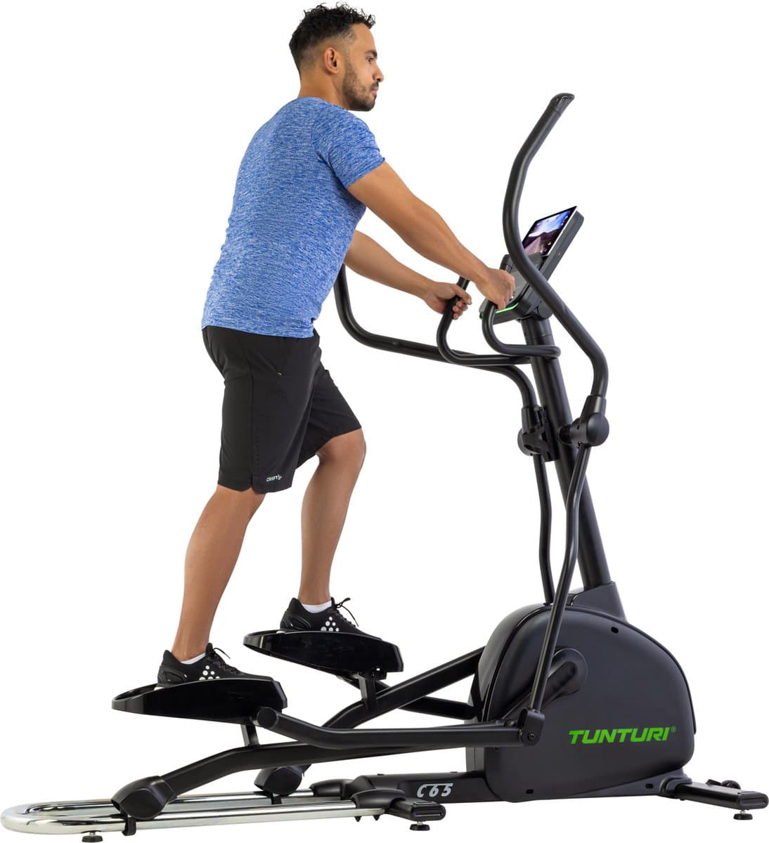 Signature C65 Crosstrainer - Fitness trainer met 48 weerstandsniveaus - Ergometer - Bluetooth - Hartslagsensoren - Tablethouder thumbnail 8
