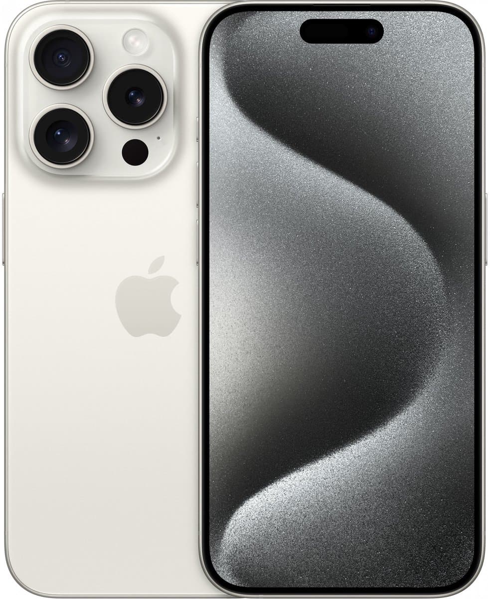 Apple iPhone 15 Pro - 128GB - Wit Titanium