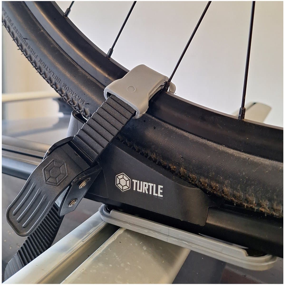 Dakdrager fietsendrager TURTLE PRO-S Zwart voor fiets + slot thumbnail 7