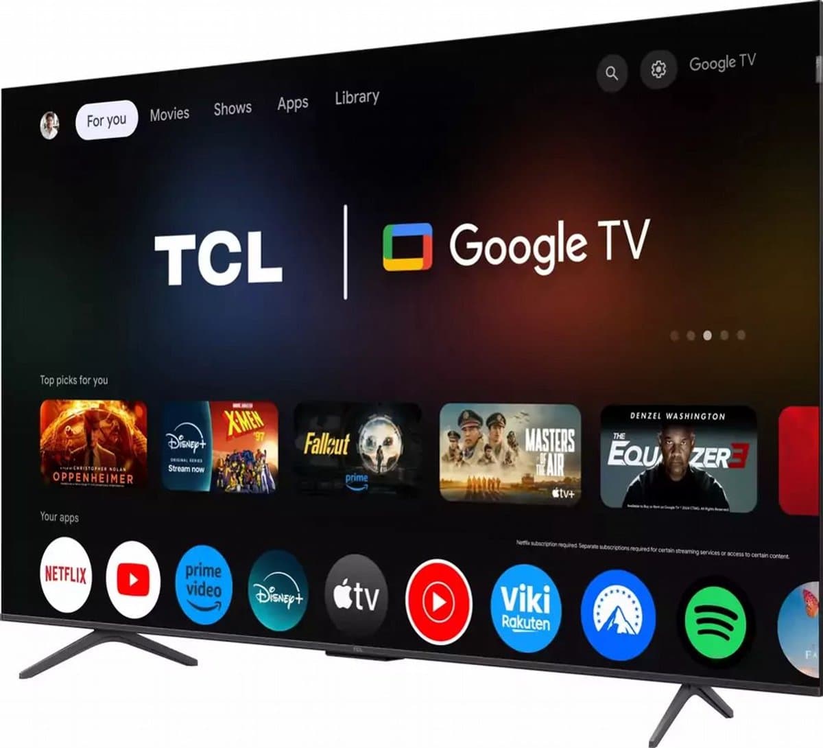TCL 65T8C 4K QLED 144Hz gaming TV thumbnail 7