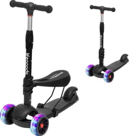 Productfoto van LifeGoods MultiRider Kinderstep - Step 3-8 Jaar - Zwart