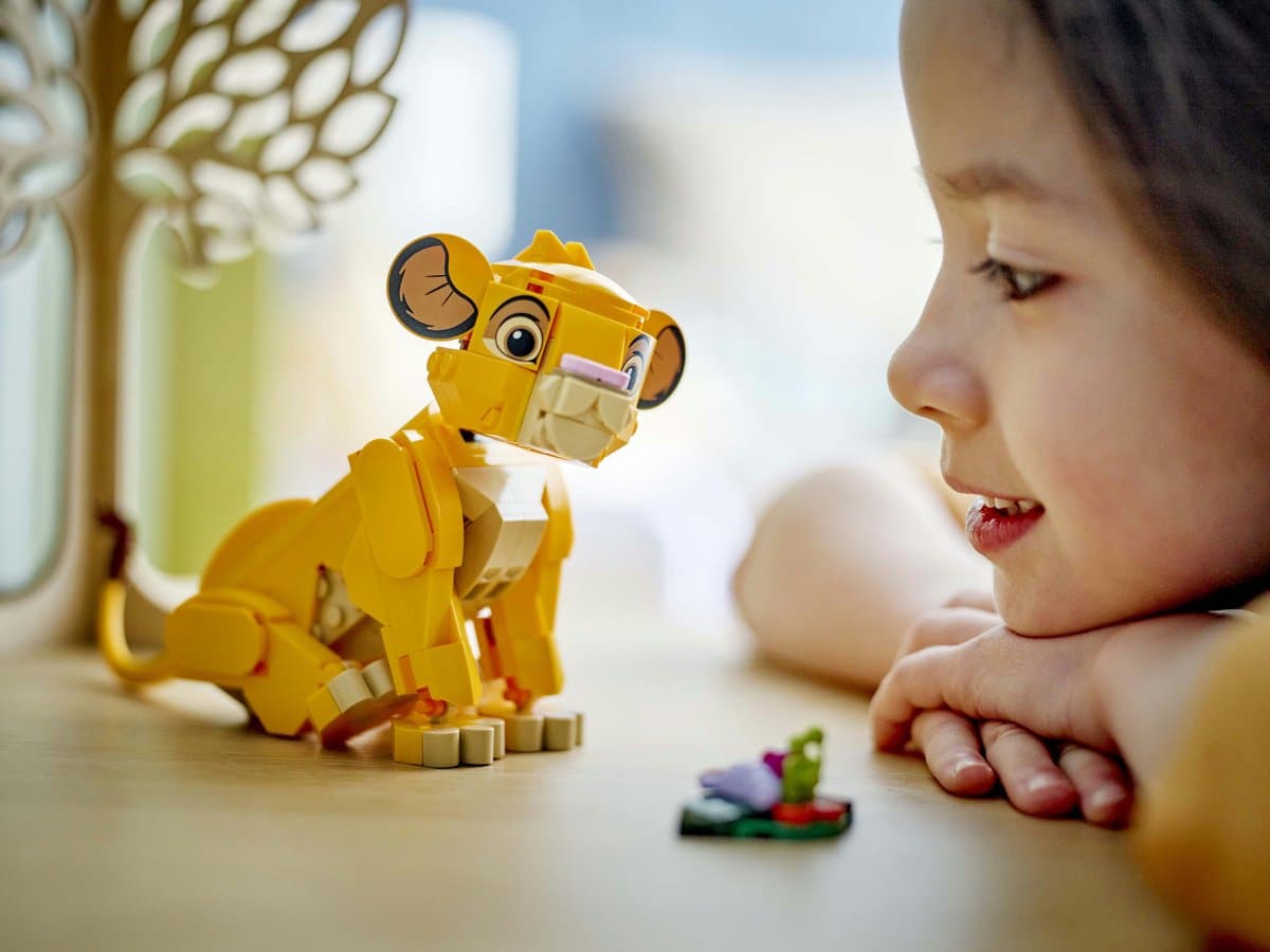 LEGO Disney Simba als welp - draaibare kop, beweegbare poten thumbnail 2