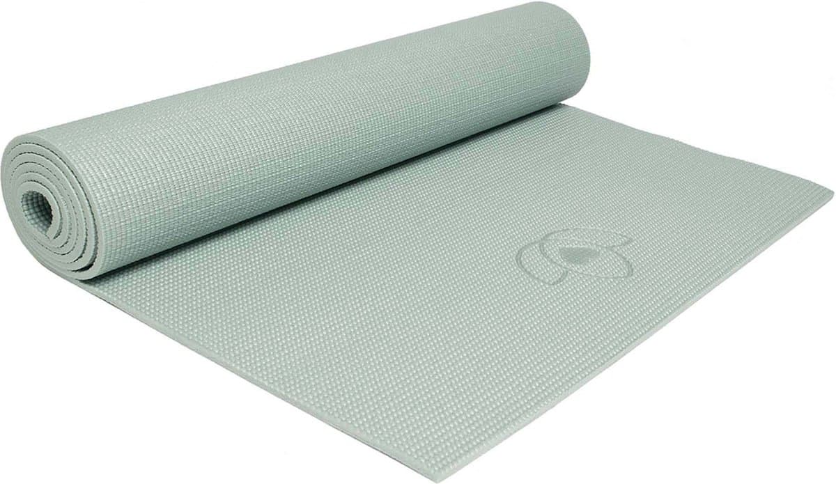 Yogamat sticky extra dik asgroen - Lotus | 6 mm | fitnessmat | sportmat | pilates mat thumbnail 3