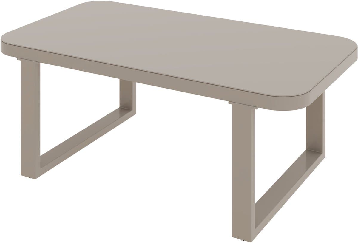 Gutent Hoek Loungesets - 6 Personen - Verzinkt Staal - Glazen Tafelblad - Teslin Touw - Incl Eettafel Bank Stoelen - Khaki thumbnail 5