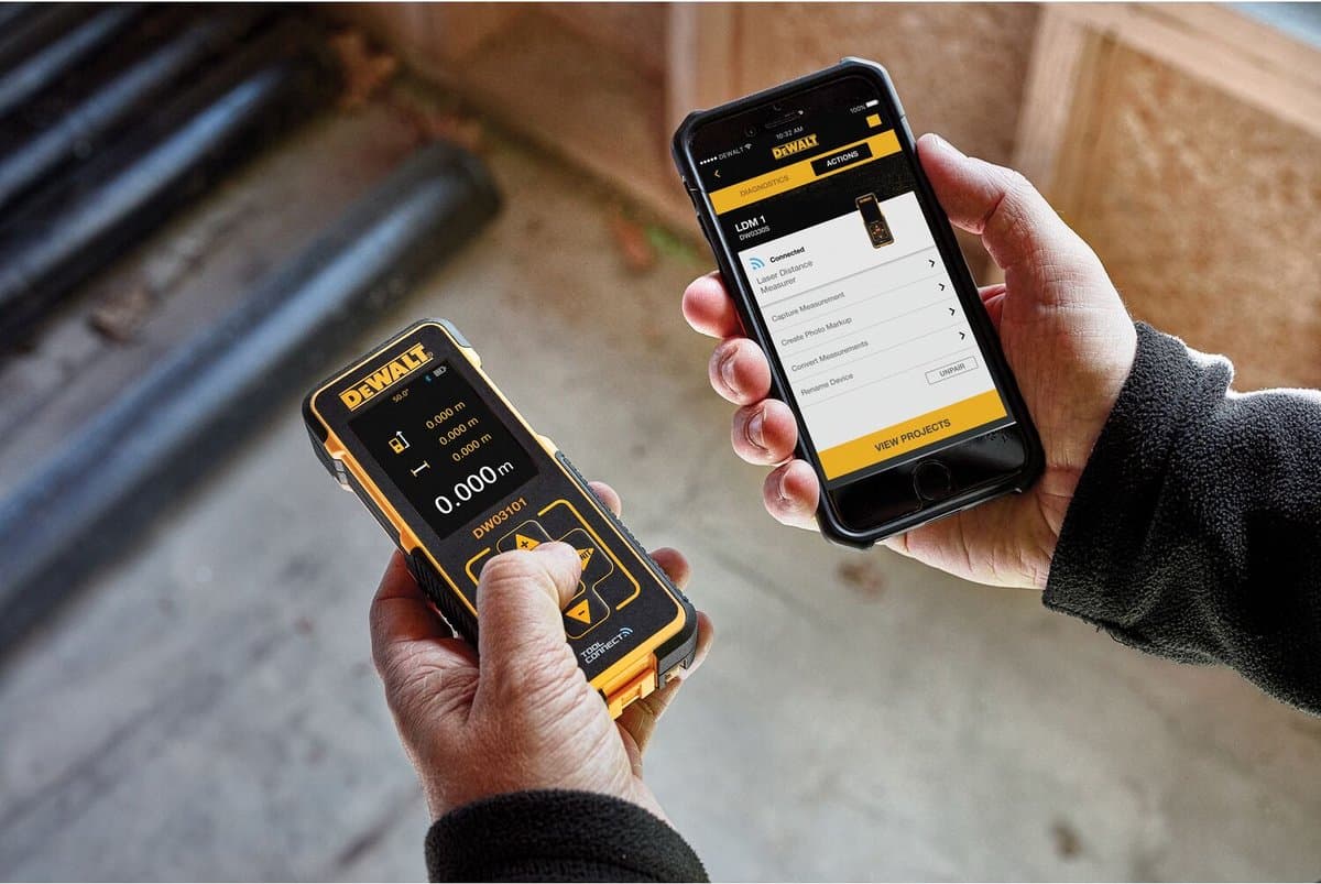 DeWalt DW03101 - Laserafstandsmeter - 100m - IP65 - Inclinometer thumbnail 4