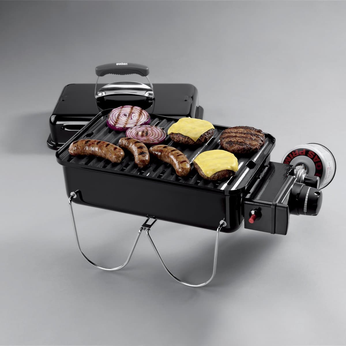 Weber Go-Anywhere Gas Barbecue 41x26cm - Compact en Draagbaar thumbnail 3