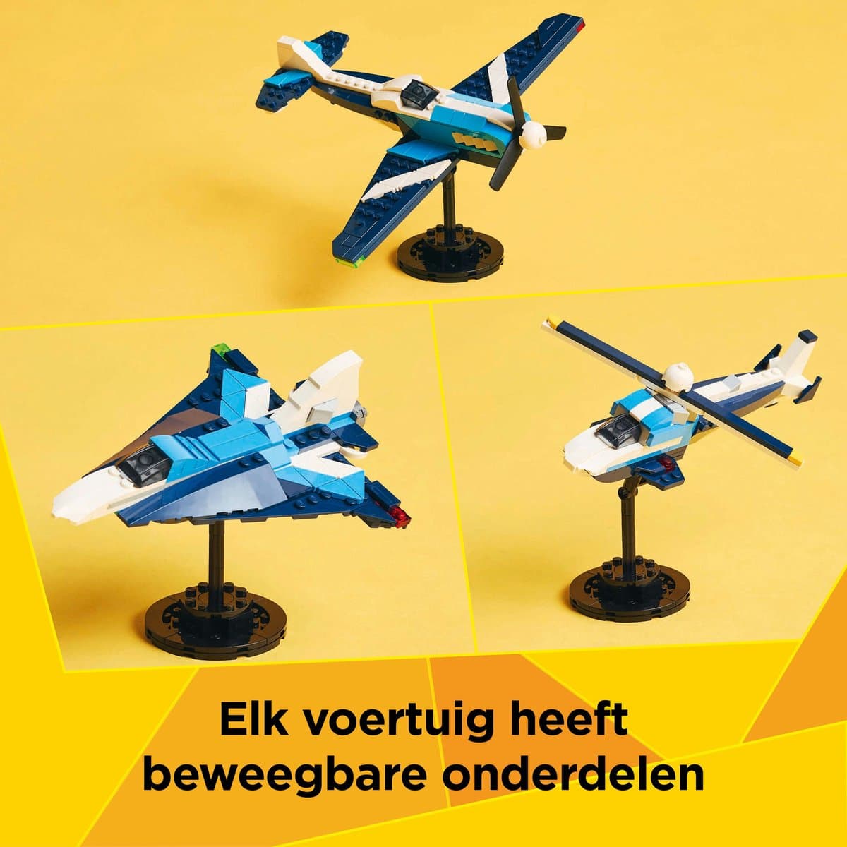 LEGO Creator 3-in-1 Racevliegtuig: 3 bouwmodellen in 1 set thumbnail 5
